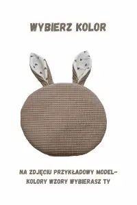 Poduszka wafelkowa w kształcie królika