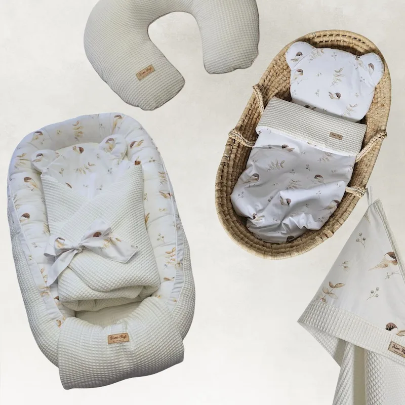 Wyprawka ZESTAW 6 el. WRÓBELKI/ŚMIETANKA